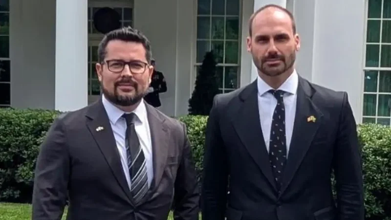 PGR denuncia Eduardo Bolsonaro e Paulo Figueiredo ao STF por coação