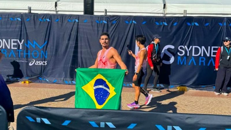 Orgulho nacional! Nicolas Prattes é o brasileiro mais bem colocado na maratona de Sydney