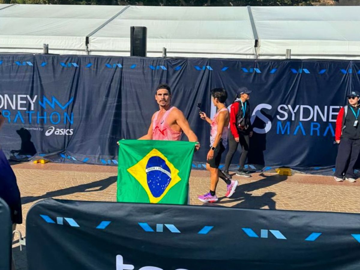 Orgulho nacional! Nicolas Prattes é o brasileiro mais bem colocado na maratona de Sydney