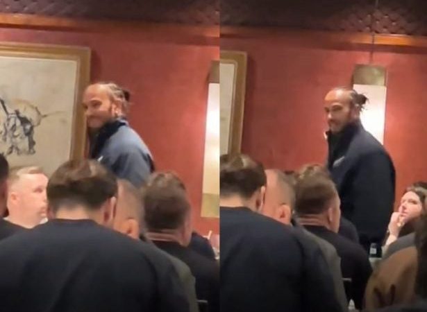 Lewis Hamilton e pilotos da F1 trocam voltas na pista por noite agitada em SP