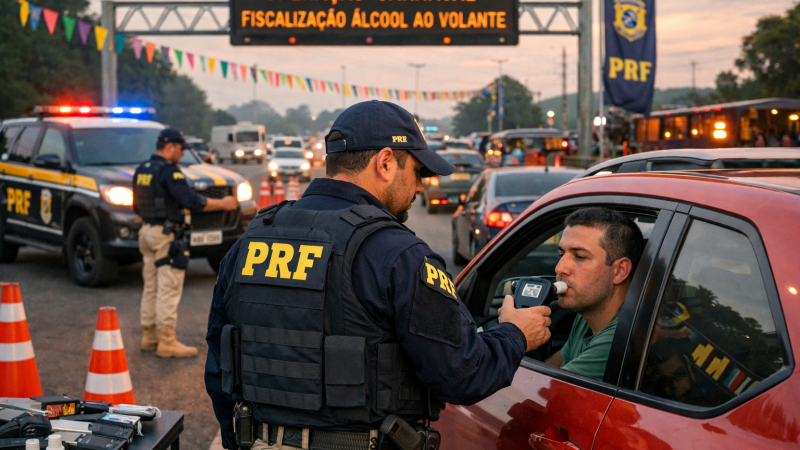 PRF inicia Operação Carnaval e reforça combate ao álcool nas rodovias