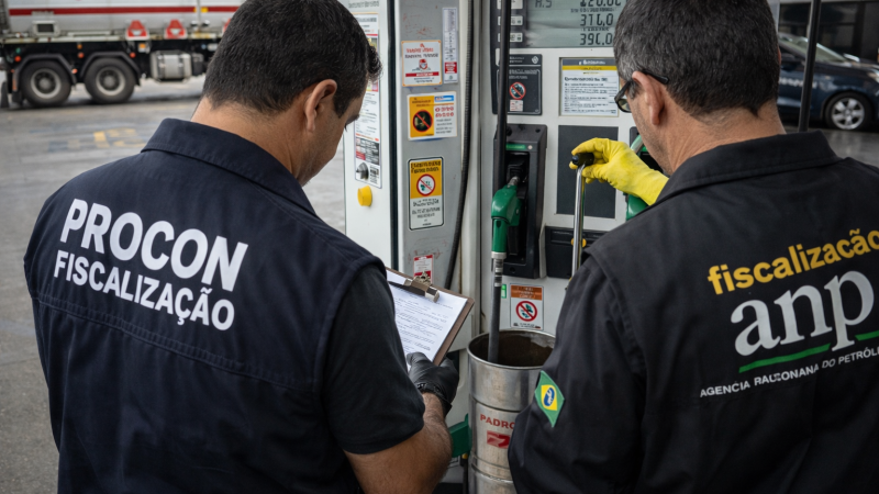 Fiscalização flagra fraudes em postos e aplica sanções no país