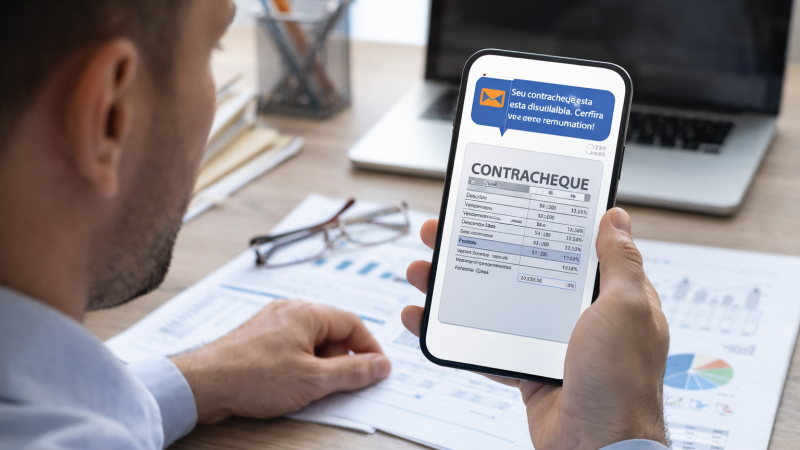IR: trabalhador receberá mensagem para conferir contracheque