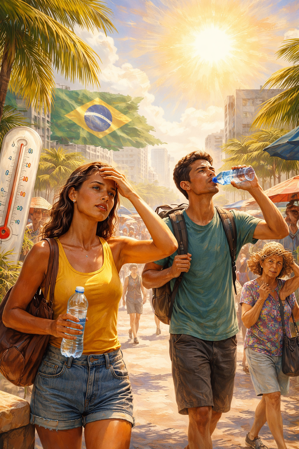 Fevereiro deve ser de temperaturas acima da média em grande parte do país