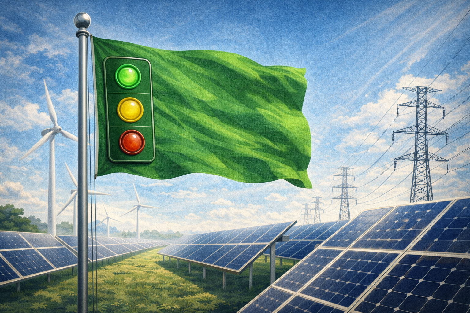 Bandeira tarifária de energia continua verde em fevereiro