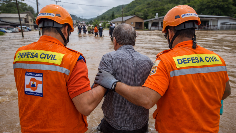 Após chuvas intensas, Defesa Civil atende cidades do Paraná
