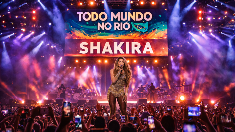 Todo Mundo no Rio confirma Shakira; show será dia 02 de maio