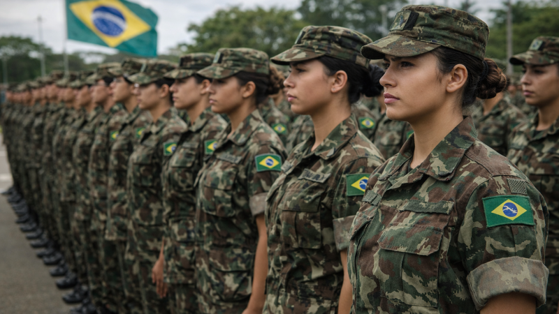 Mulheres avançam no ingresso ao Serviço Militar em todo o país