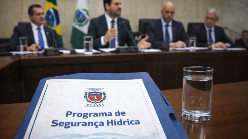 Estado encaminha à Alep projeto que garante implementação do Programa de Segurança Hídrica