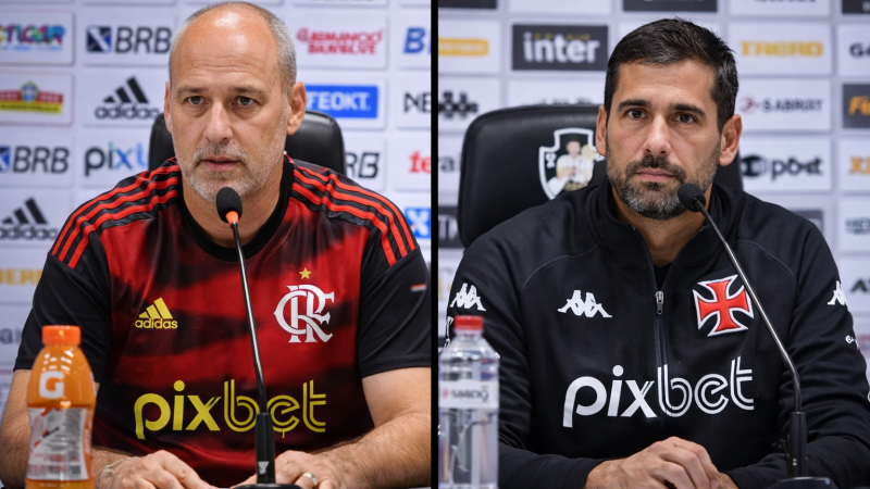 Flamengo e Vasco apresentam novos treinadores para temporada