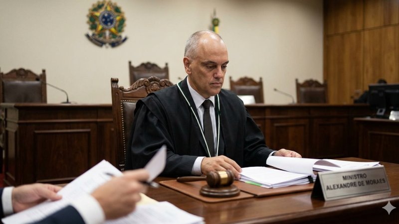 Moraes dá 24h para defesa de Bolsonaro explicar vídeo de Eduardo