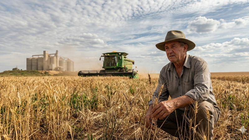 Conab prevê quebra na safra brasileira de inverno; estimativa é de produção 10% menor  Repórter: Umberto Ferret