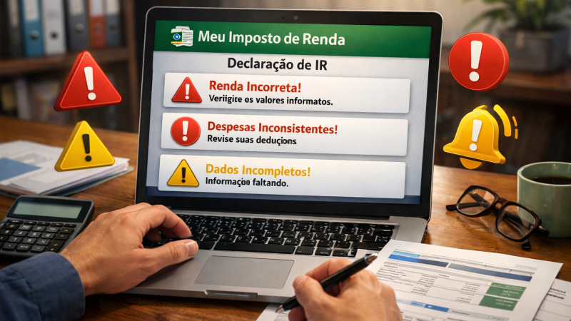 Sistema Meu Imposto de Renda emitirá alertas para contribuintes