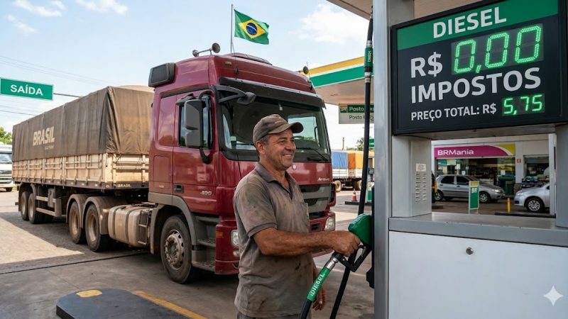 Lula zera impostos sobre diesel para conter alta dos combustíveis