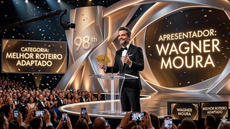 Wagner Moura será um dos apresentadores do Oscar 2026