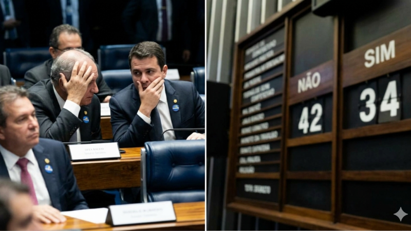 Senado rejeita indicação de Jorge Messias ao STF por 42 a 34 votos