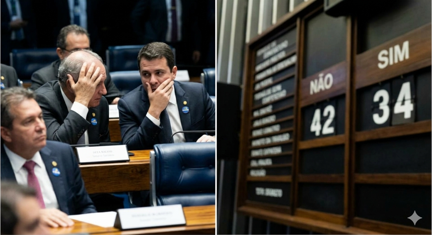 Senado rejeita indicação de Jorge Messias ao STF por 42 a 34 votos