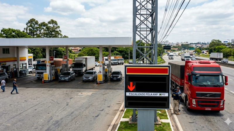 ANP aponta queda no preço do diesel