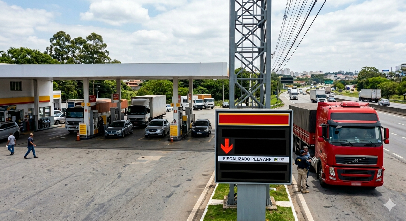 ANP aponta queda no preço do diesel