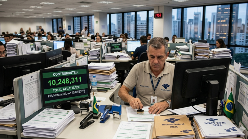Mais de dez milhões de contribuintes já entregaram declaração do IR