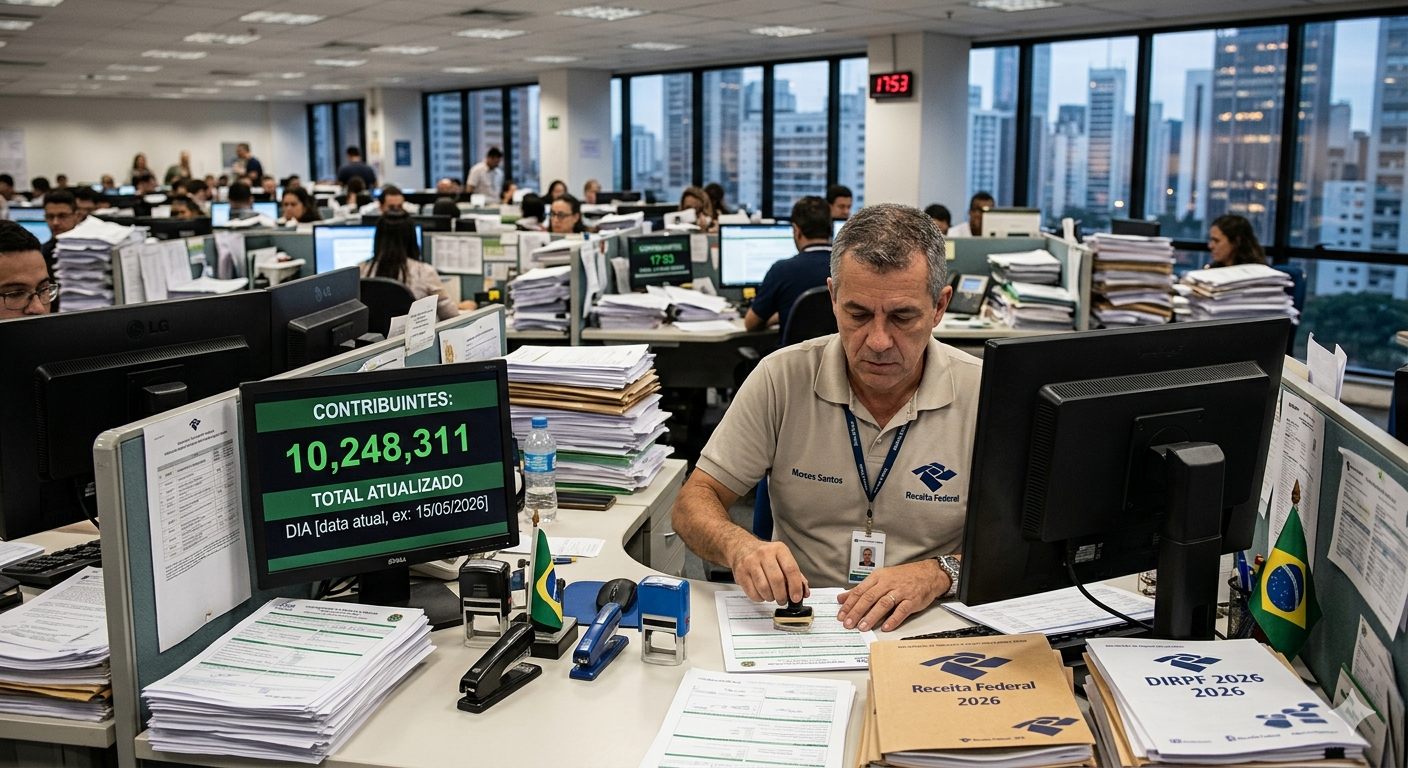 Mais de dez milhões de contribuintes já entregaram declaração do IR