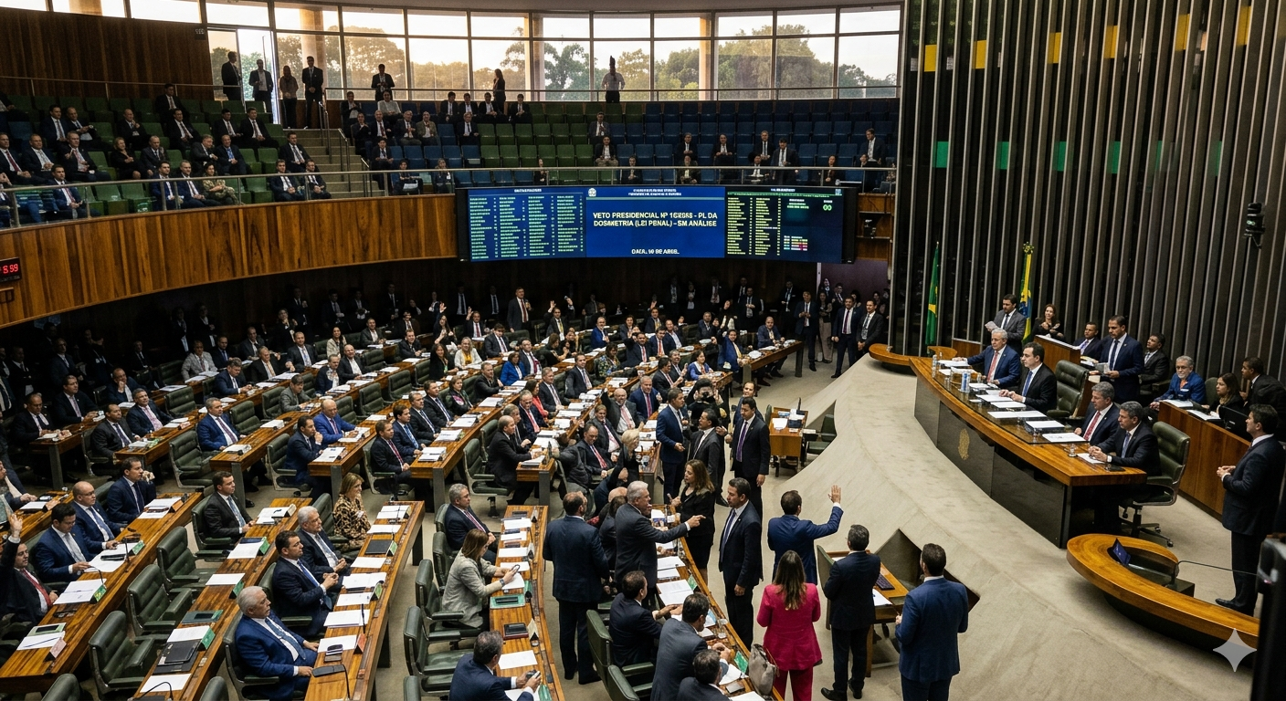 Congresso deve analisar veto de Lula ao PL da Dosimetria no dia 30