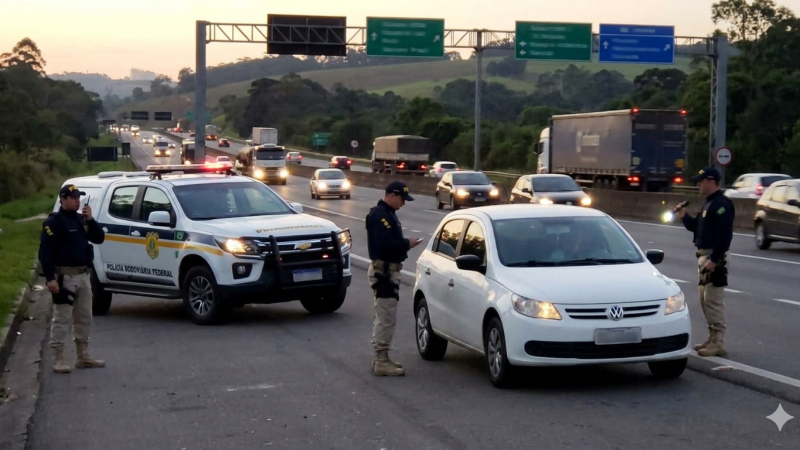 PRF reforça policiamento nas rodovias com a Operação Dia do Trabalho