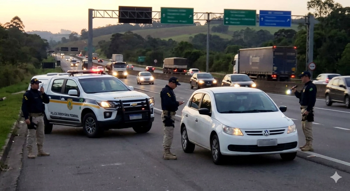 PRF reforça policiamento nas rodovias com a Operação Dia do Trabalho