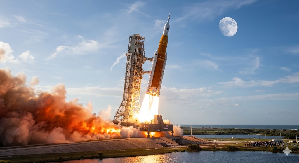 Nasa lança missão Artemis II com destino à órbita da Lua