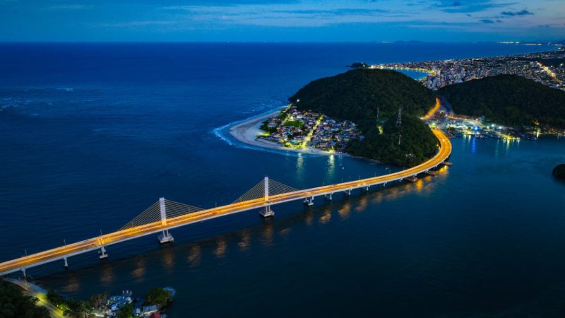 Ponte de Guaratuba: esforços concentrados nos acessos e instalação de iluminação