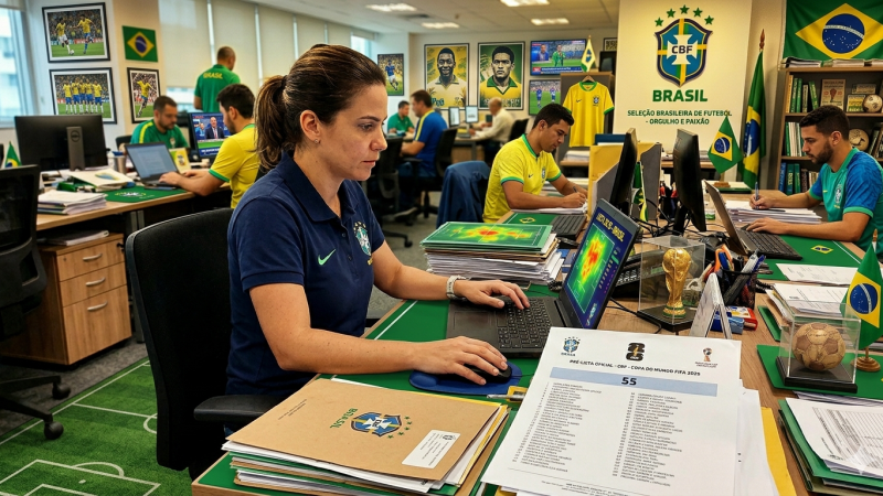 CBF envia à Fifa pré-lista para Copa do Mundo com 55 jogadores