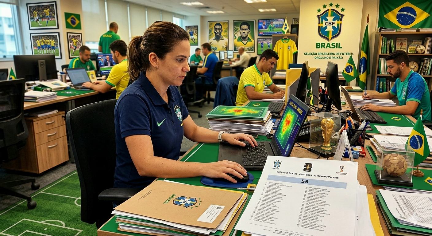 CBF envia à Fifa pré-lista para Copa do Mundo com 55 jogadores