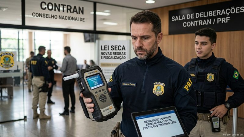 Contran atualiza regras da Lei Seca, que passa a contar com também com “drogômetros”