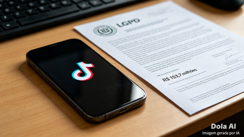 TikTok é multado em R$ 153,7 milhões pela ANPD