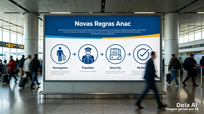 Regras da Anac contra indisciplina em voos entram em vigor segunda