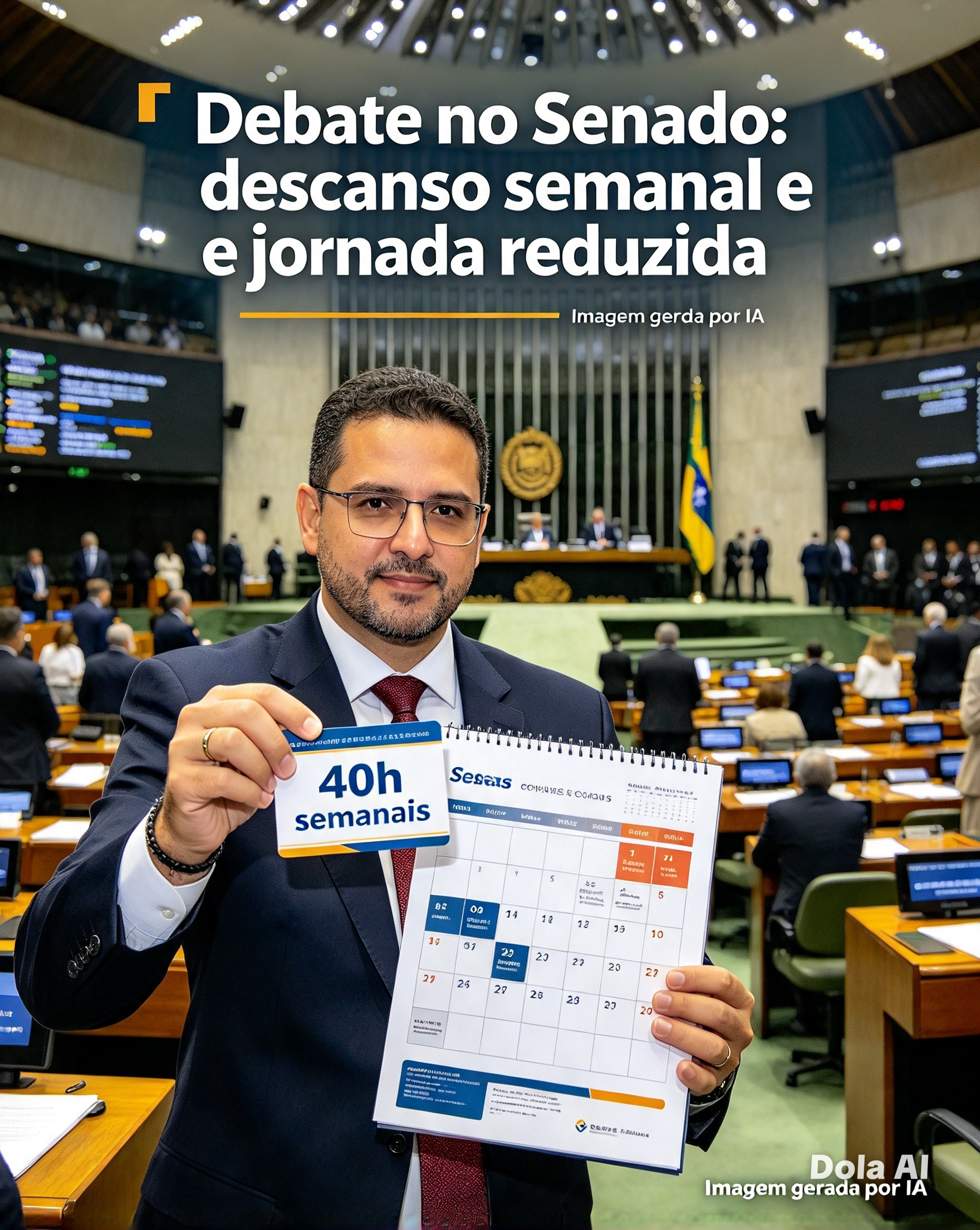 Fim da escala 6×1 volta ao debate no Senado nesta terça