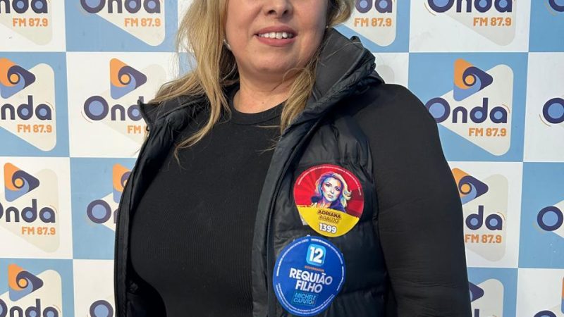 Adriana Araújo apresenta propostas para saúde, educação e prevenção de enchentes em entrevista à Onda FM