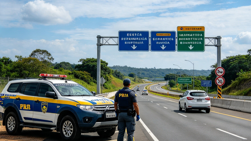 PRF reforça fiscalização nas rodovias federais a partir desta sexta