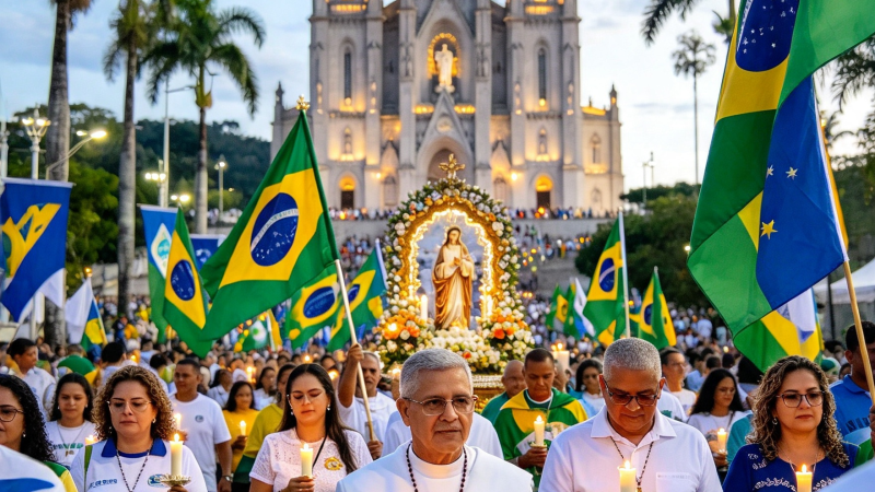 Cidade de Aparecida se prepara para festa do Dia da Padroeira